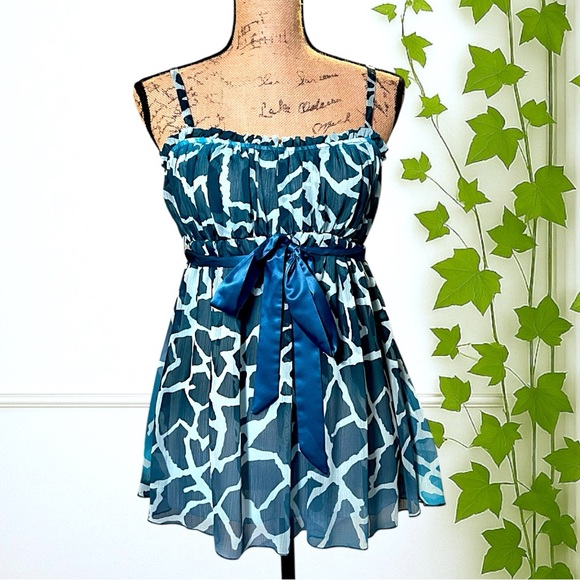 Mixit Tops - Mixit 100% Polyester Blue Camisole, XS Juniors